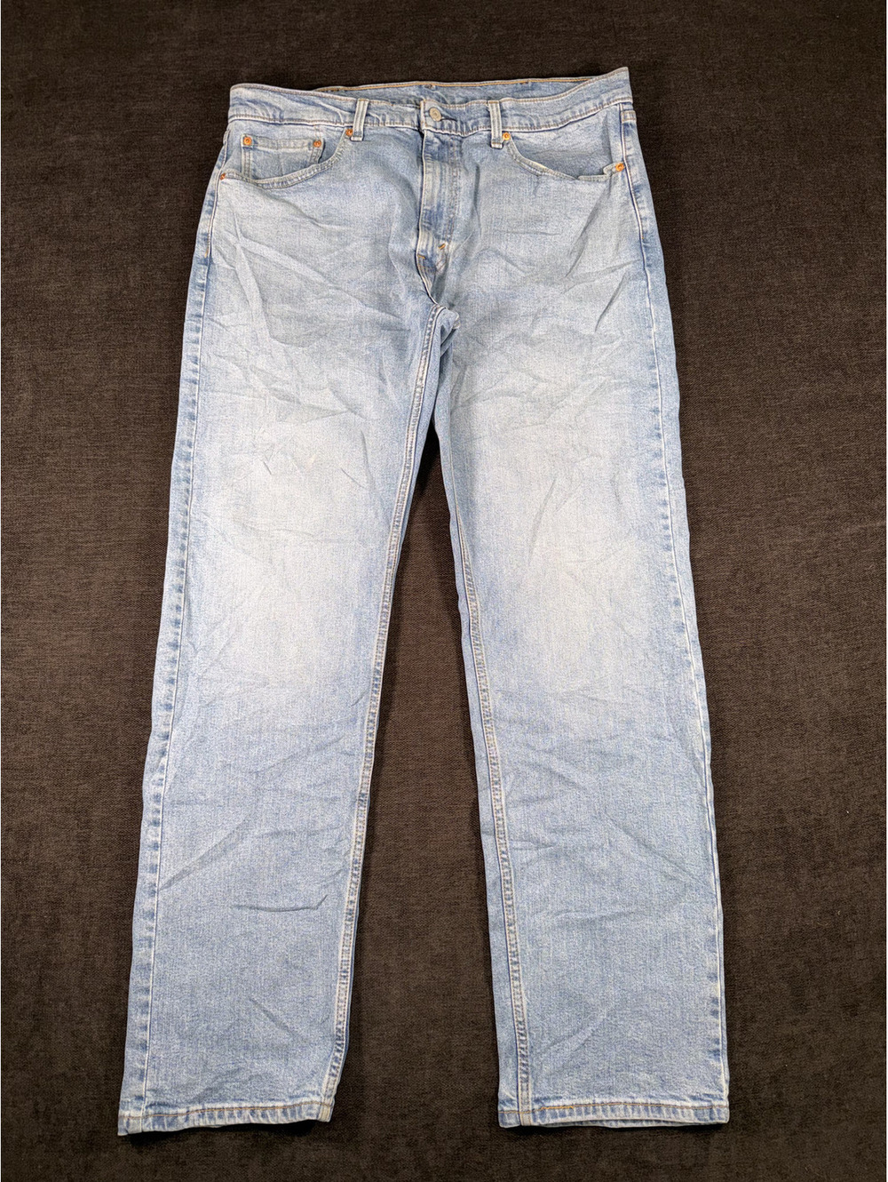 Levi's Light Blue Straight Leg Jeans Size W38 L34